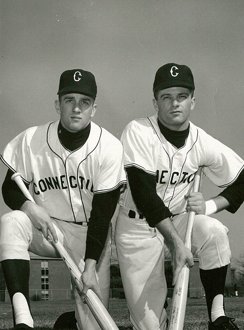 Dad Jim E. ”˜66 (ED) and Uncle Tom ”˜67 (BUS) on the Huskies' 1965 College World Series team