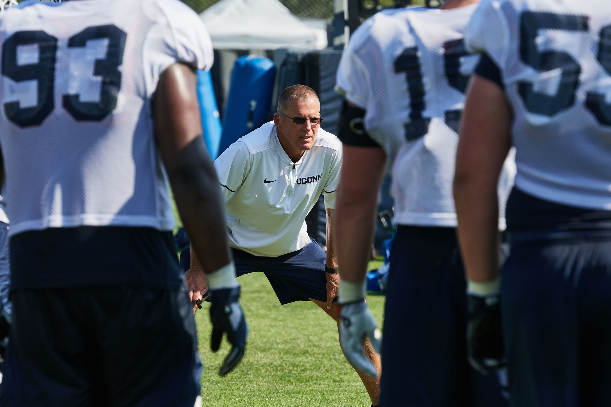 UConn football coach Randy Edsall